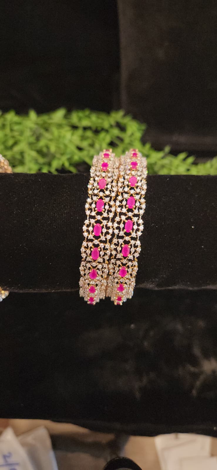 Diamond Finish pretty CZ Bangles