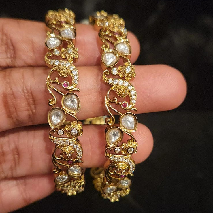 Trending Moissanite Peacock Bangles