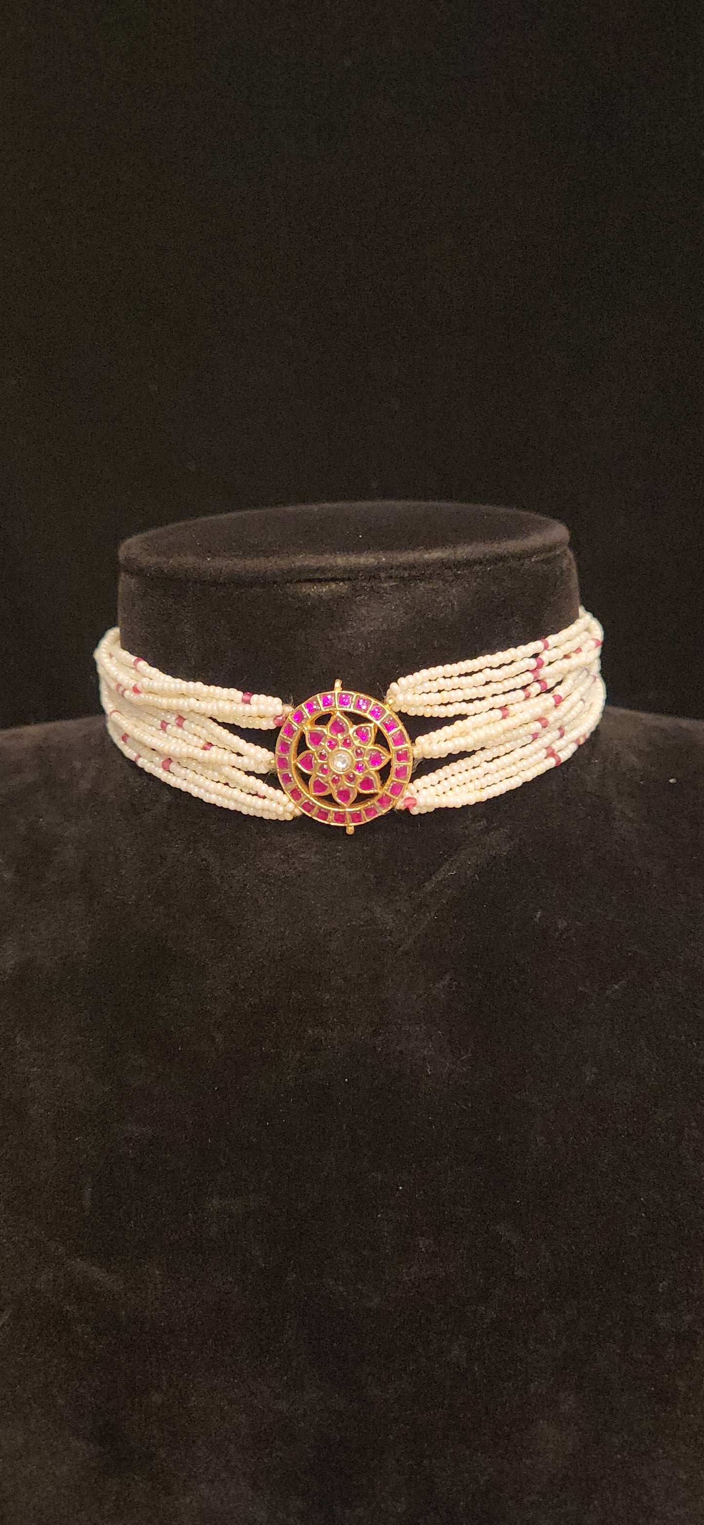 Traditional Kundan Flower Choker