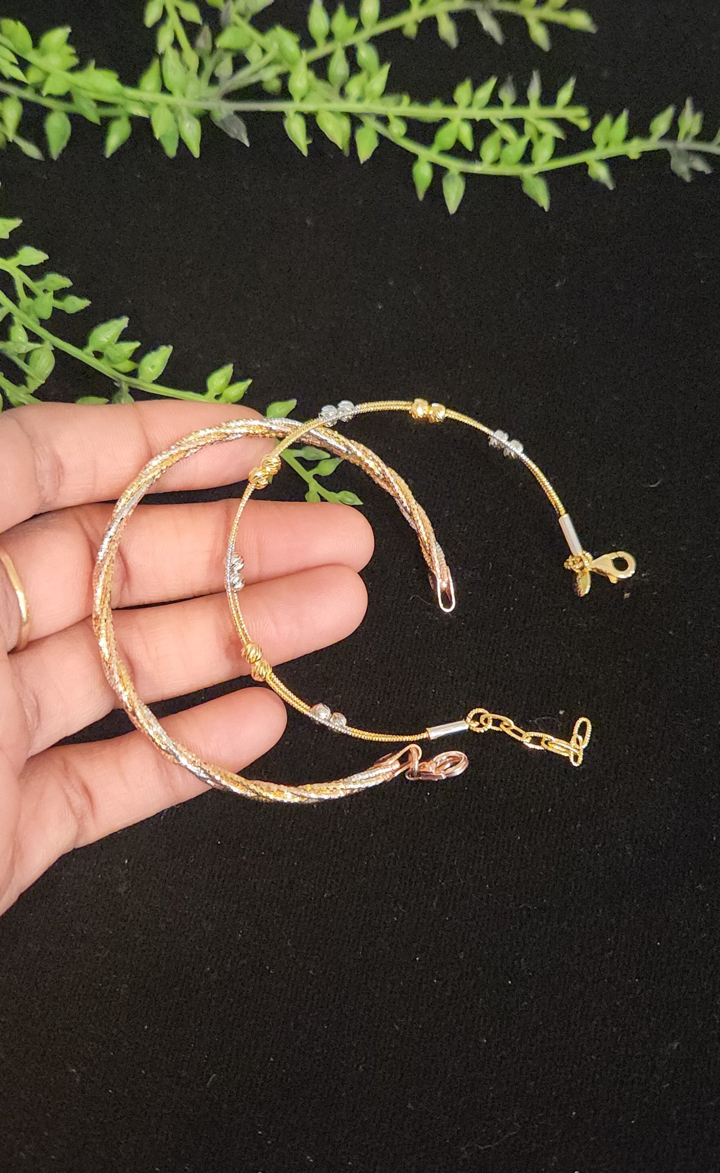 92.5 Silver Twisted Openable Bracelet