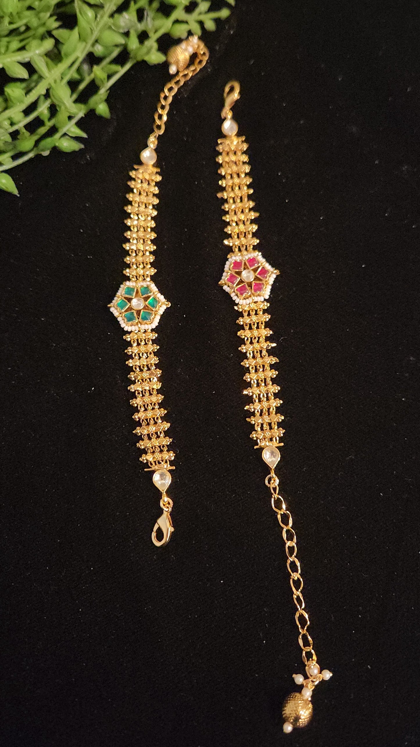 Designer Pachi Kundan Bracelets