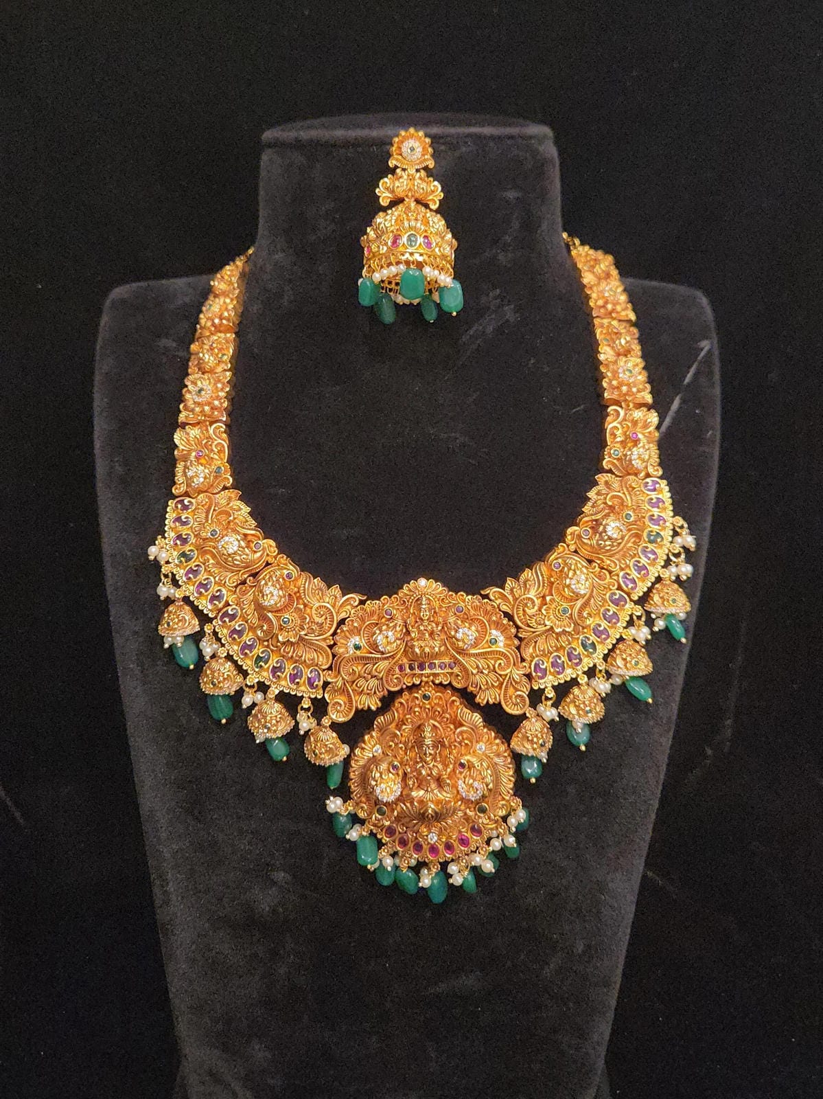 Nakshi Set with Lakshmi Devi & Peacock Design