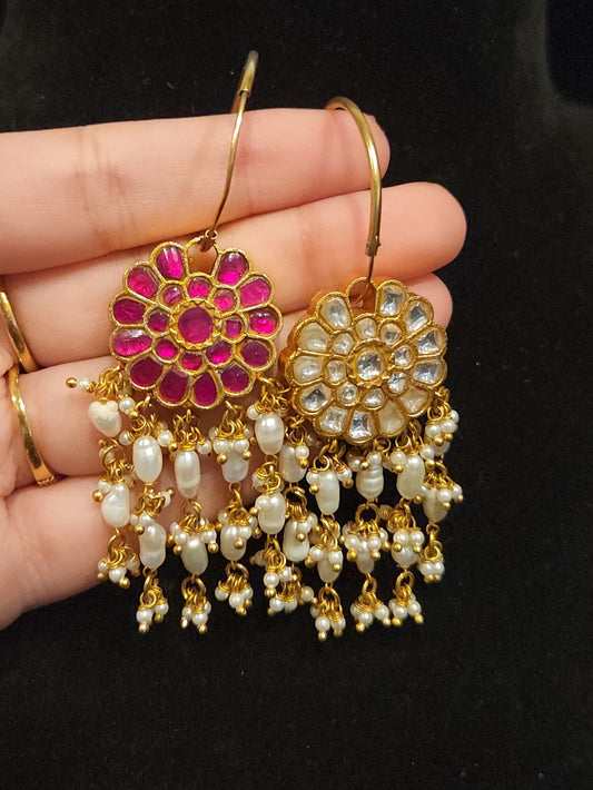 2-1 Jada Kundan Earrings