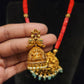 Rani haram with coral beads