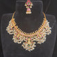 Lakshmi Devi & Guttapusalu Jadau Kundan Necklace Set