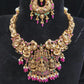 Divine Ashtalakshmi Peacock Antique Nakshi Nacklace Set