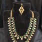 Victorian 2-Layer Emerald & Kundan Necklace Set