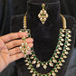 Victorian 2-Layer Emerald & Kundan Necklace Set