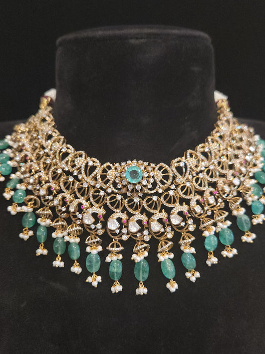 CZs & Emerald Silver