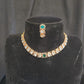 Victorian Kundan and Emerald Necklace Set