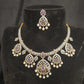 Diamond Finish Purple Stones Kante Set