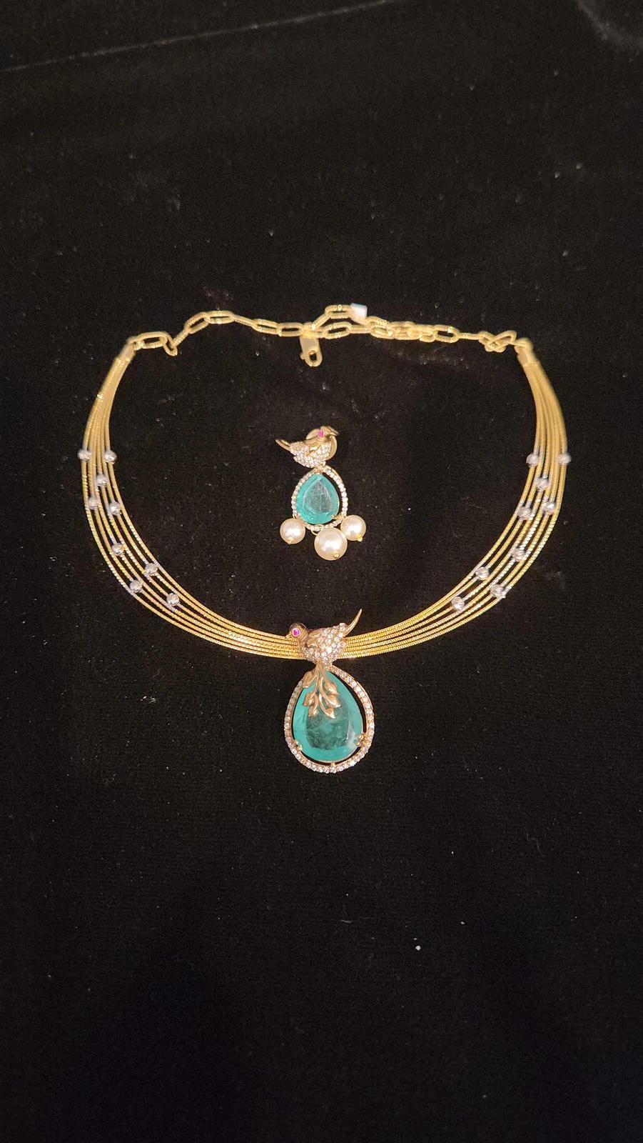 92.5 Silver Detachable Bird Pendent