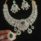 Luxury Diamond Finish Necklace Set