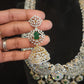 Bridal Diamond Finish Long Haram Set