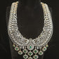 Bridal Diamond Finish Long Haram Set