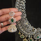 Bridal Diamond Finish Long Haram Set