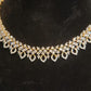 Sparkling Diamond Finish CZ Necklace Set