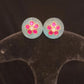 Authentic Kundan Floral Studs