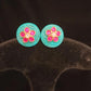 Authentic Kundan Floral Studs