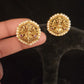 Divine Lakshmi Devi & Pearls Studs