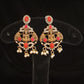 Divine Lakshmi Devi & Coral Earrings