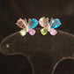 Dazzling Butterfly Crystal Studs