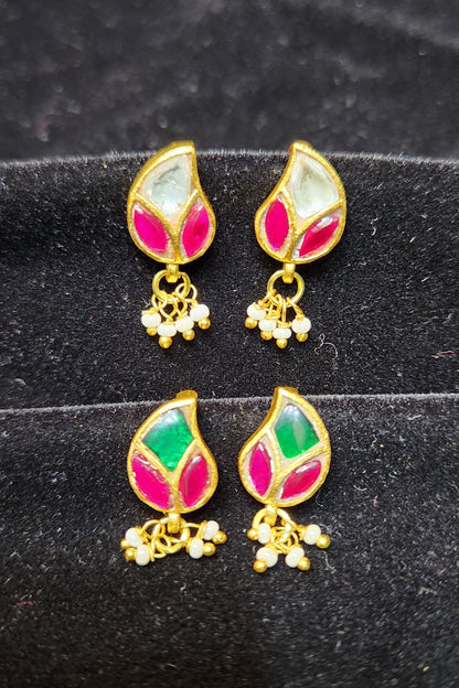Mango Design Kundan Bugadis
