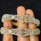 Sparkling CZ Openable Bangles