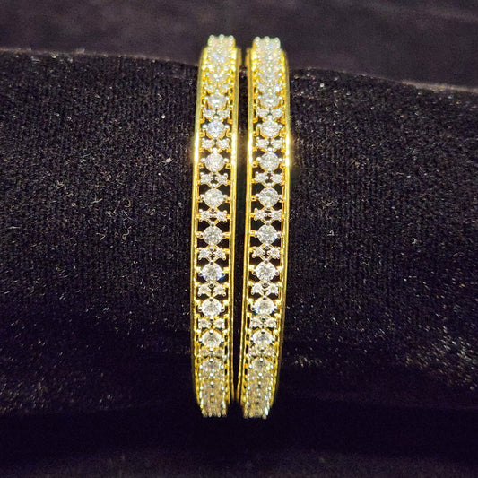 Dazzling Large CZ Bangles
