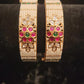 Classic Pearl Kundan Handmade Bangles