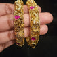 Traditional Nakshi Kundan Peacock Bangles