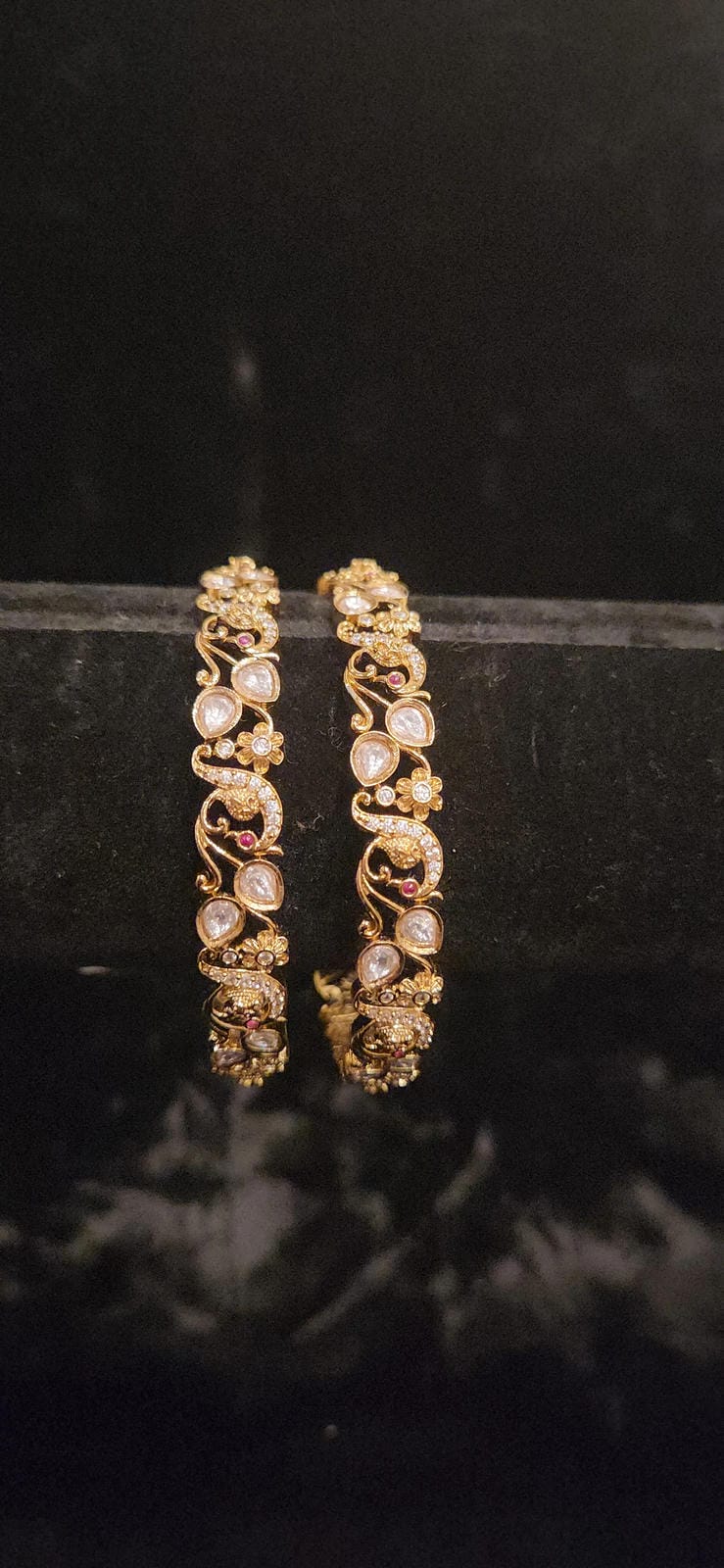 Trending Moissanite Peacock Bangles