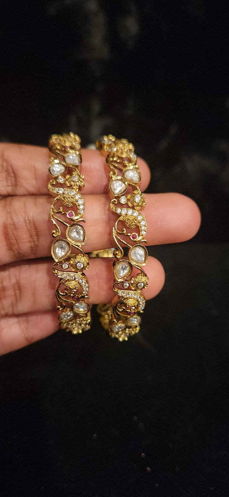 Trending Moissanite Peacock Bangles