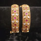 Classic Kundan Gold Finish Openable Bangles