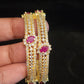 Sparkling Ruby ad  CZ Kids Bangle