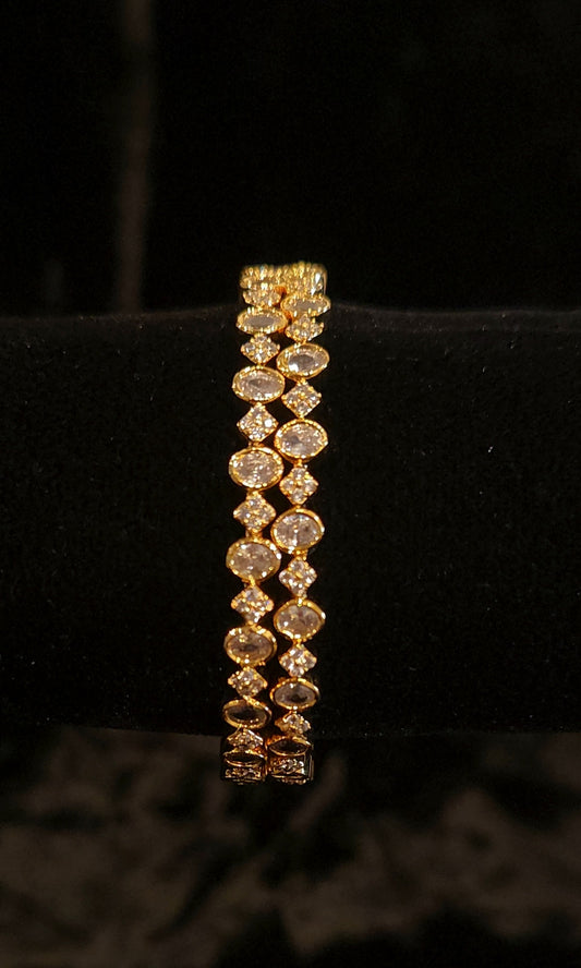 Pretty Uncut Diamond Kids Bangles