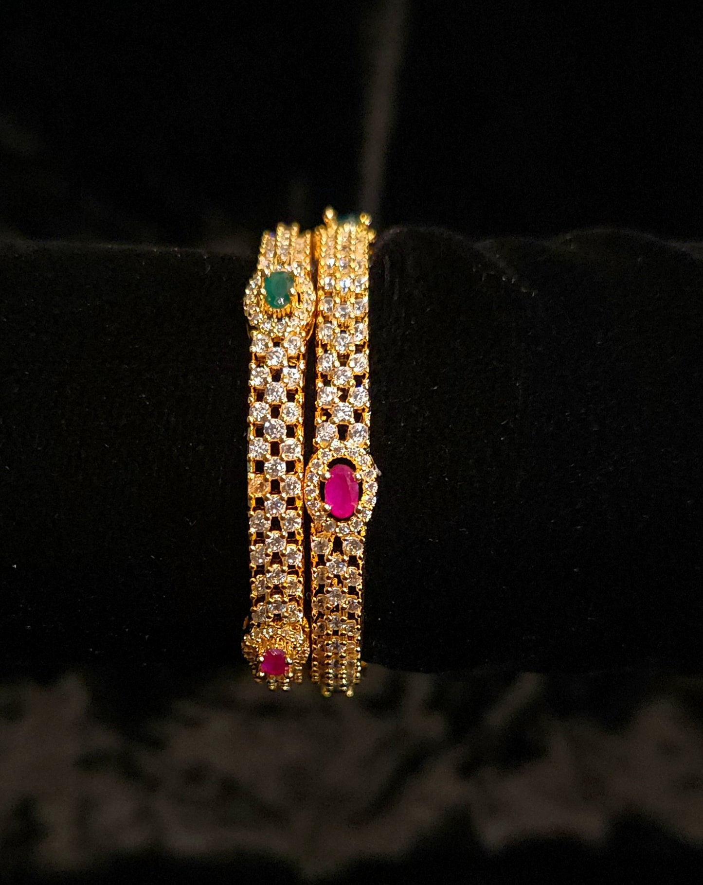 Vibrant Checks Designed Multi Color Kids Bangle