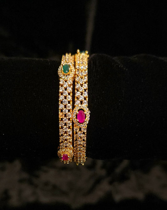 Vibrant Checks Designed Multi Color Kids Bangle