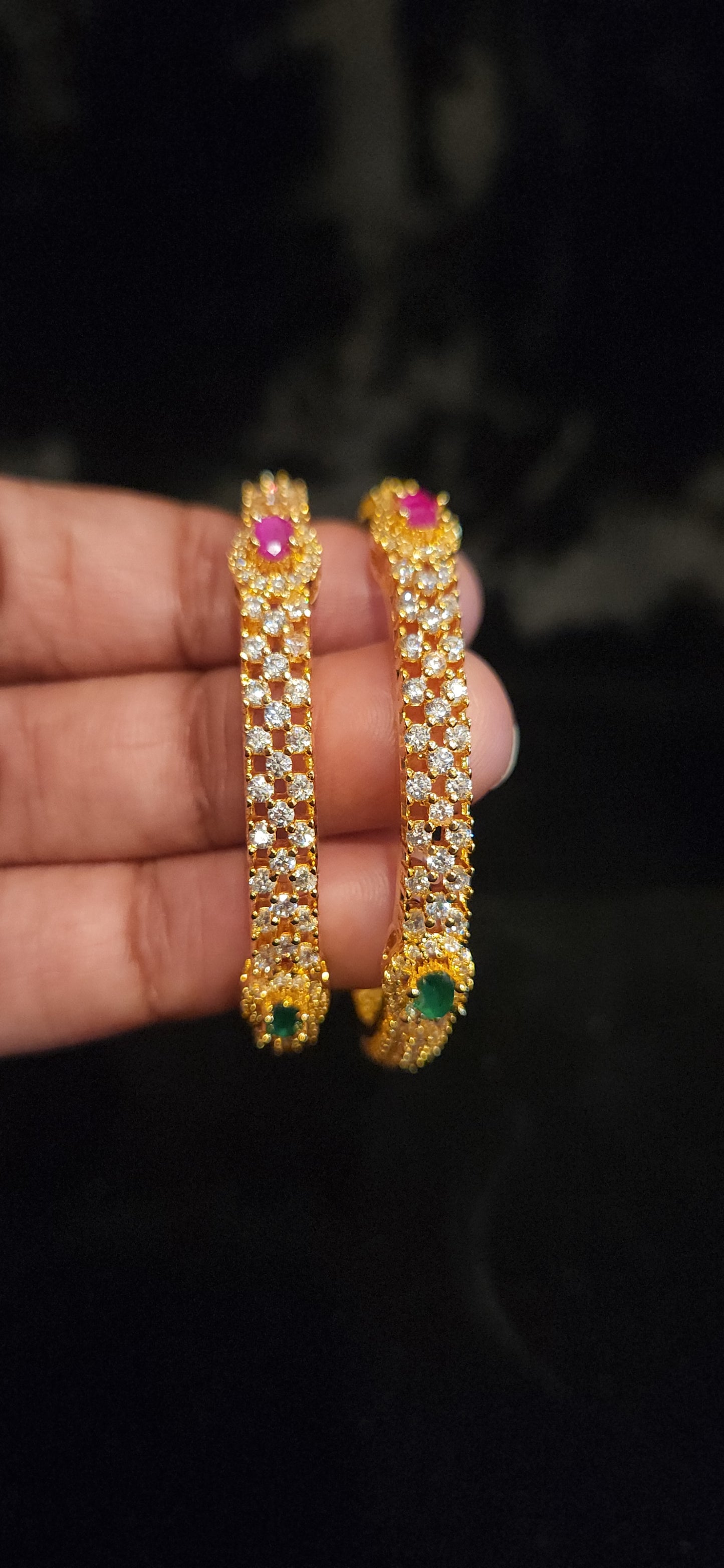 Vibrant Checks Designed Multi Color Kids Bangle