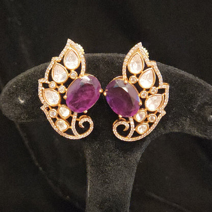 Brilliant Moissanite Design Studs