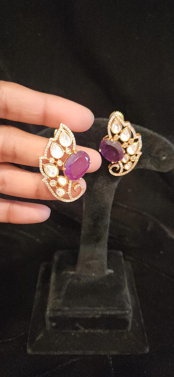 Brilliant Moissanite Design Studs