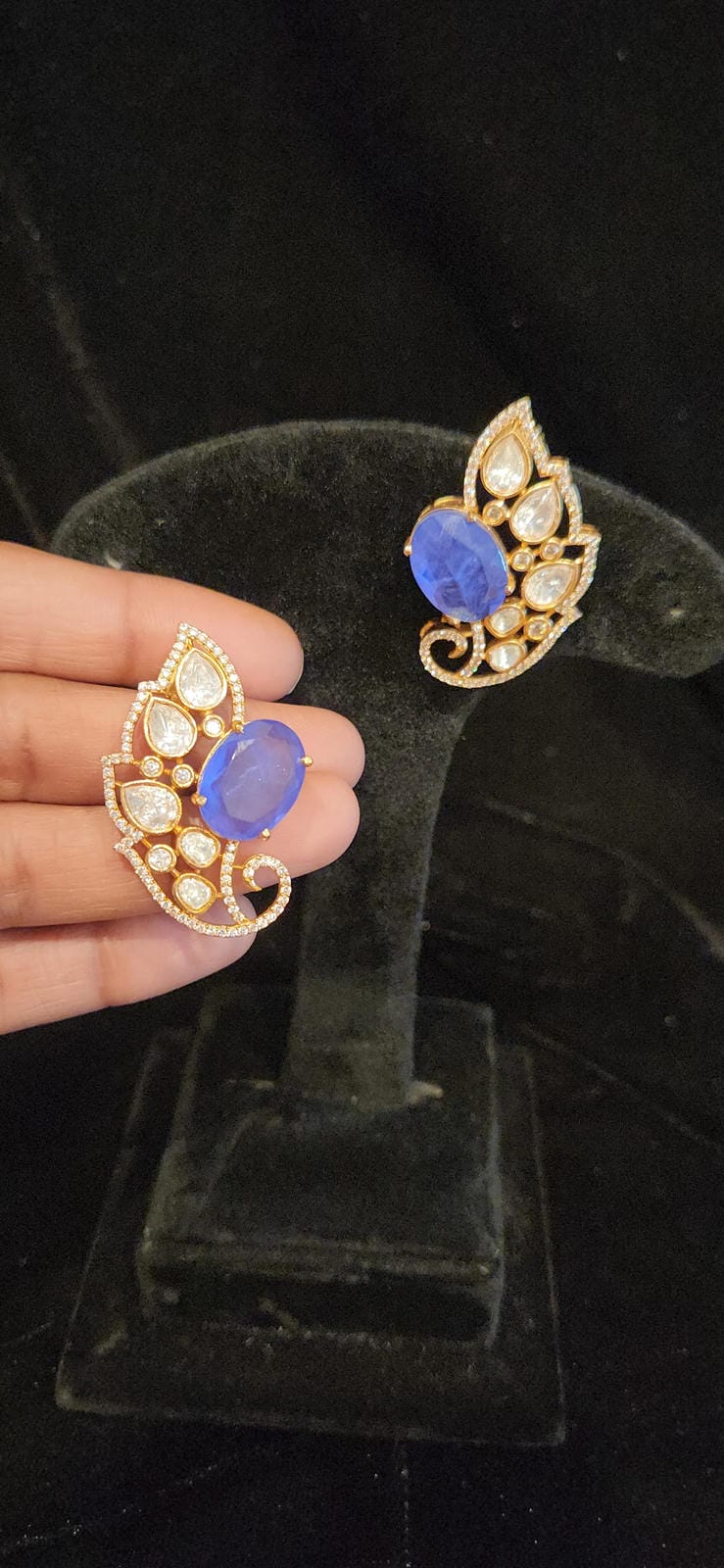 Brilliant Moissanite Design Studs