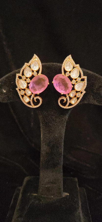 Brilliant Moissanite Design Studs