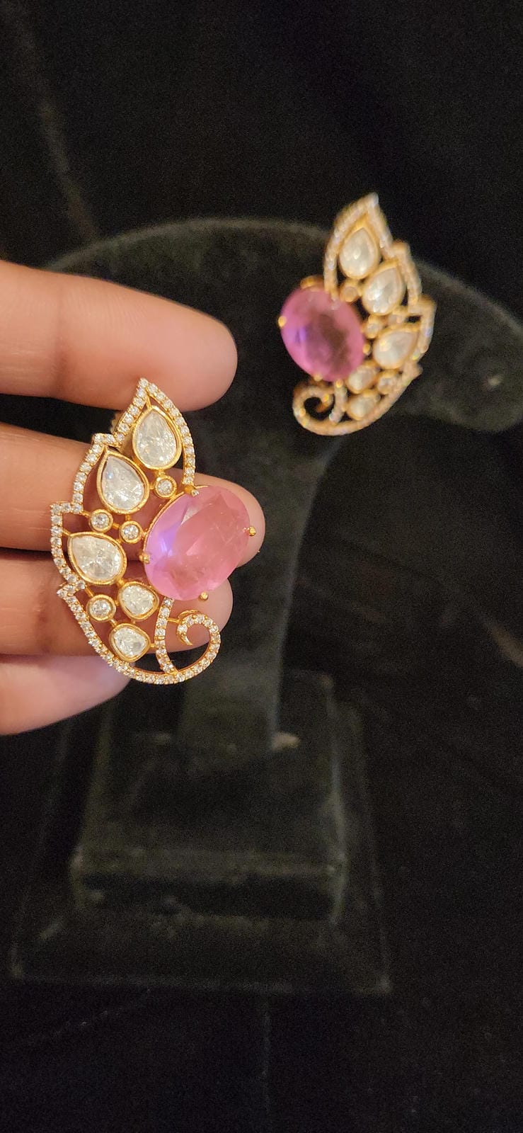 Brilliant Moissanite Design Studs