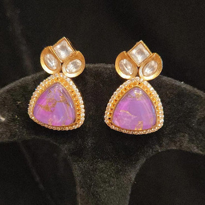Vibrant Tear Drop Fire Studs