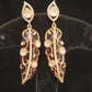 Brilliant Feather Design Earrings