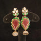 Brilliant Feather Design Jhumkas