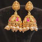 Divine Lakshmi Design Jhumkas