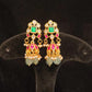Authentic Kundan Floral Jhumkas