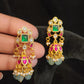 Authentic Kundan Floral Jhumkas